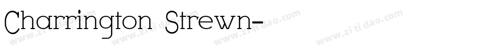 Charrington Strewn字体转换